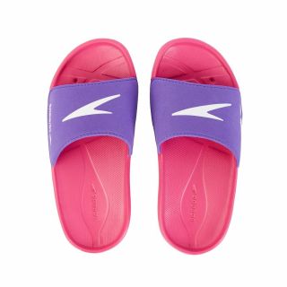 Papuci copii Speedo Atami Core fete roz/mov