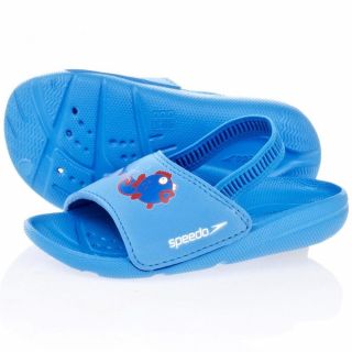 Papuci Speedo copii Atami Sea Squad albastru